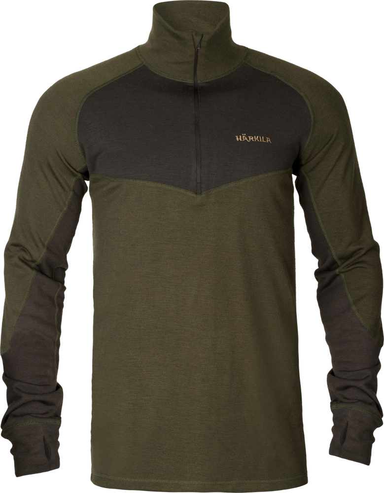 Harkila Base Active Long Johns – Pantaloni Termici Uomo – Verde, In Poliammide