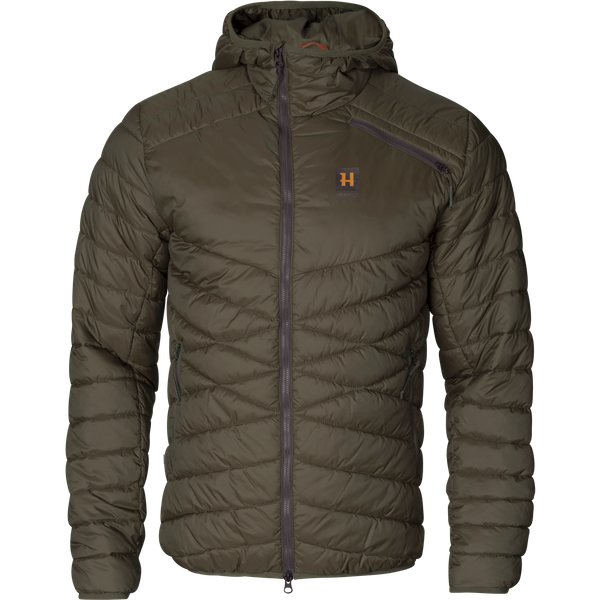 Logmar Insulated packable hooded jacket